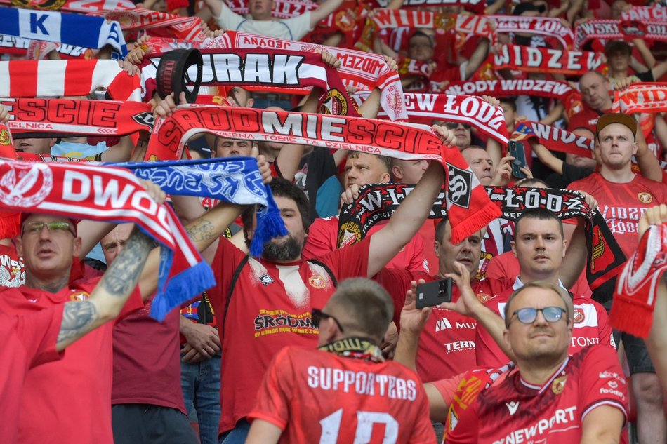Kibice na meczu Widzewa Łódź kontra GKS Katowice. Byłeś/aś? Znajdź się w galerii