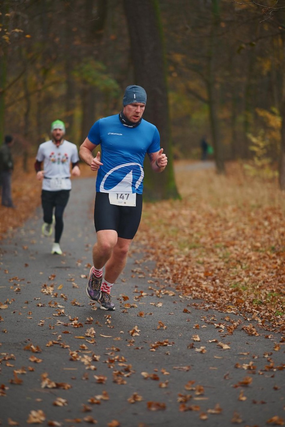 Łódź. Bieg Niepodległości w parku Julianowskim