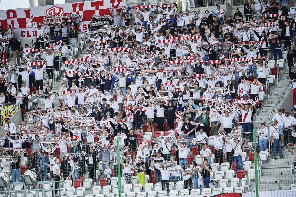 kibice na trybunach