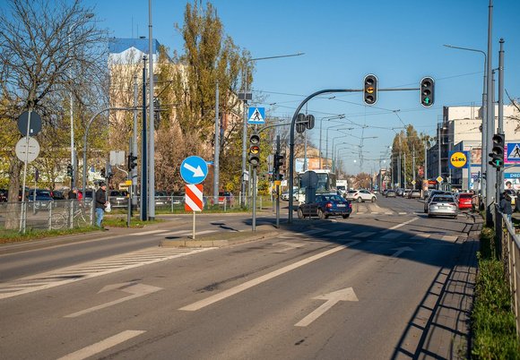 Łódź. Ulica Łagiewnicka