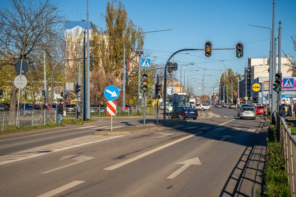 Łódź. Ulica Łagiewnicka