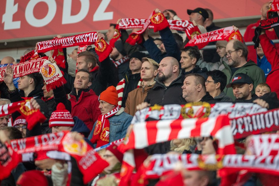 Łódź. Kibice na meczu Widzew Łódź - Lech Poznań. Byłeś/aś? Znajdź się w galerii!