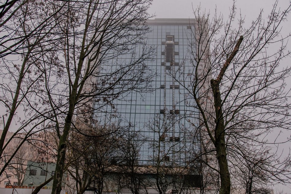 Budynek Gazowni Łódzkiej w przebudowie