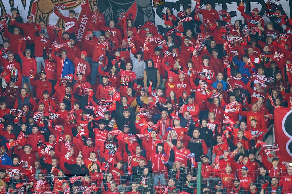 Łódź. Kibice na meczu Widzewa Łódź z Puszczą Niepołomice. Byłeś? Odszukaj się w galerii