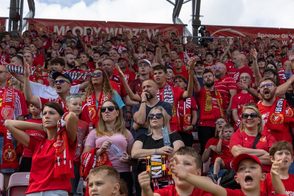 Łódź. Kibice na meczu Widzewa Łódź z Zagłębiem Lubin. Byłeś? Odszukaj się w galerii