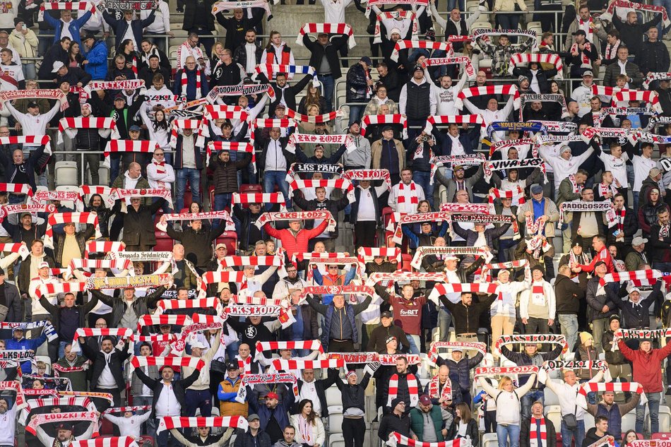 Kibice na meczu ŁKS Łódź ze Stalą Stalowa Wola. Byłeś na trybunach? Odszukaj się w naszej galerii!