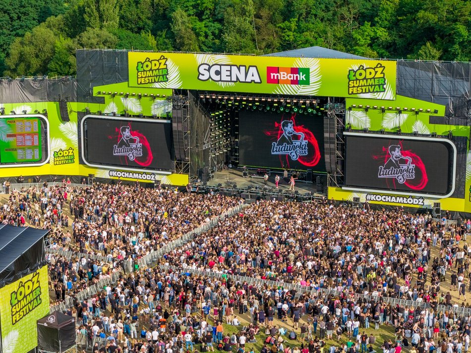 Łódź Summer Festival 2025 z lotu ptaka! Zobacz te spektakularne kadry!