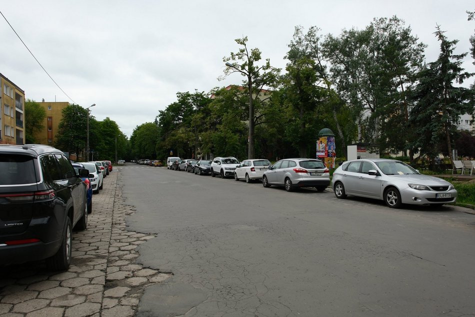 Łódź. Ulica Cieszkowskiego