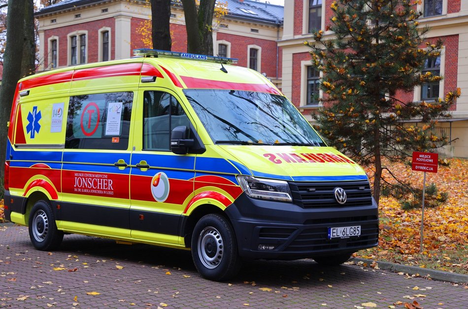 Nowy ambulans - szpital Jonschera Łódź