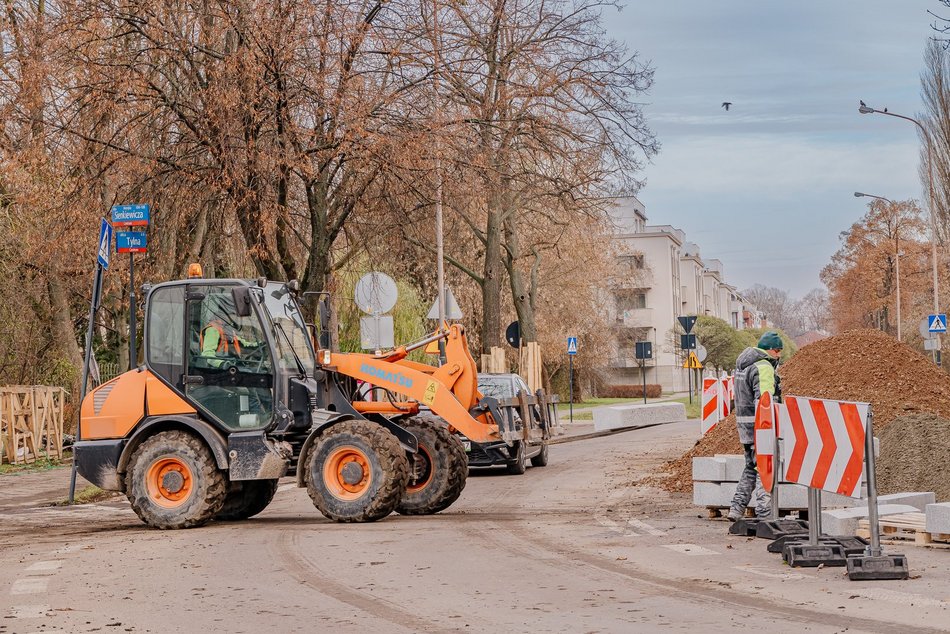 Remont ulic Sienkiewicza i Tymienieckiego, Łódź