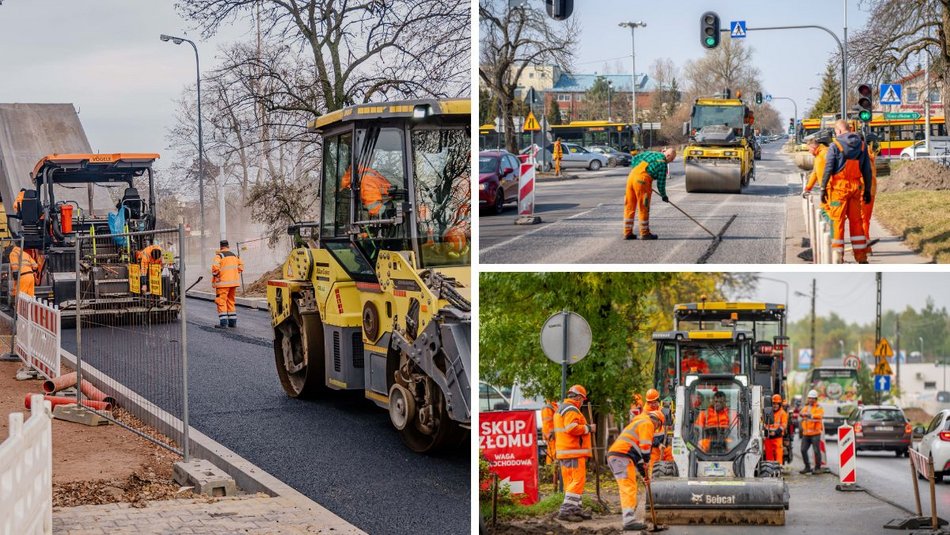 Łódź. Drogowcy podczas remontów
