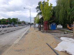 Łódź. Remont przystanków MPK Łódź przy Manufakturze