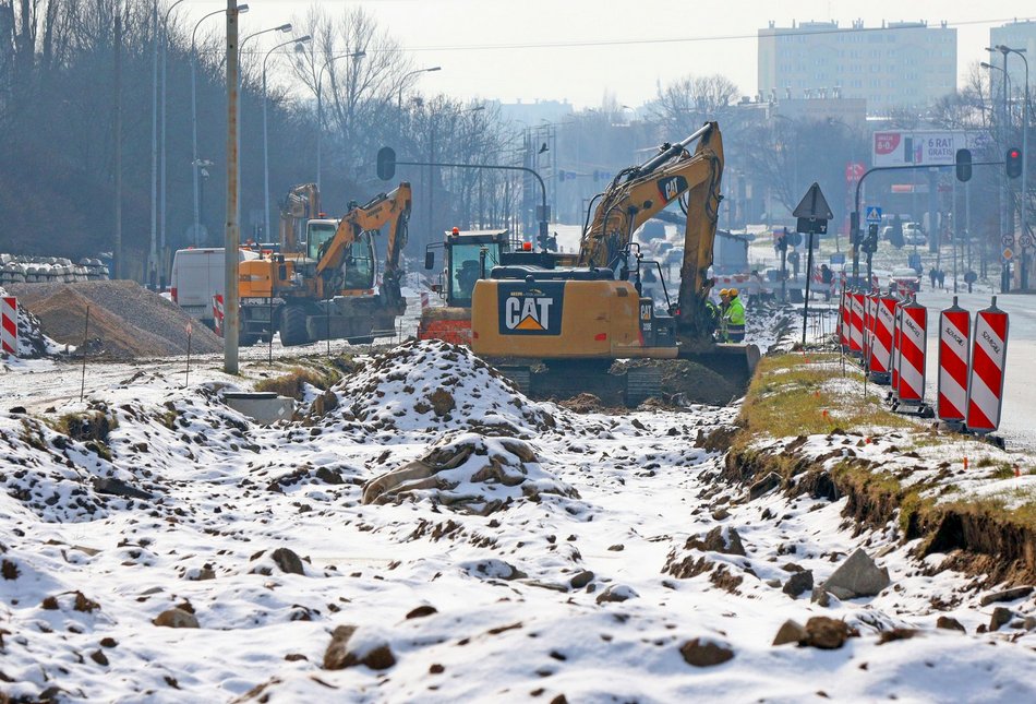 Przebudowa al. Śmigłego-Rydza między ul. Przybyszewskiego a ul. Dąbrowskiego