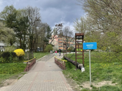 Tabliczki z nazwami rzek w Łodzi