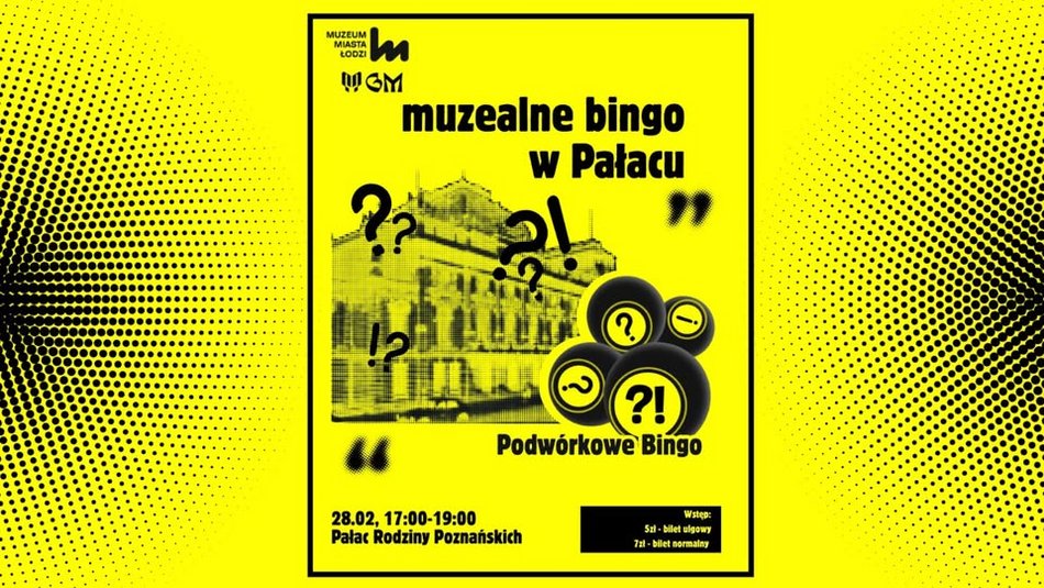 Łódź. Muzealne Bingo w Muzeum Miasta Łodzi 
