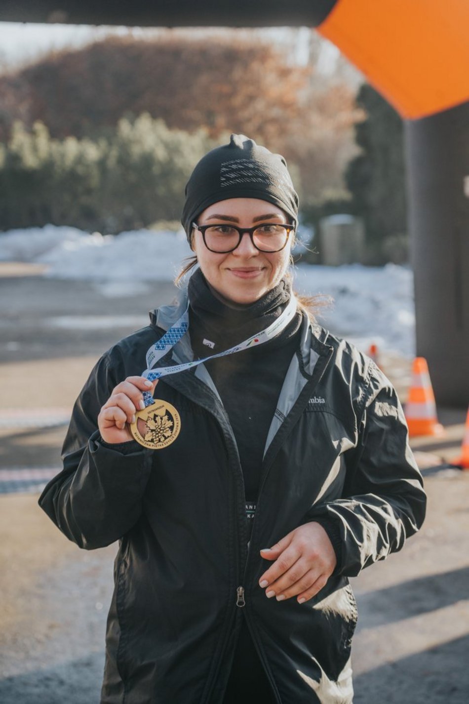 Botaniczna Piątka w Ogrodzie Botanicznym w Łodzi. Galeria z mroźnego biegu