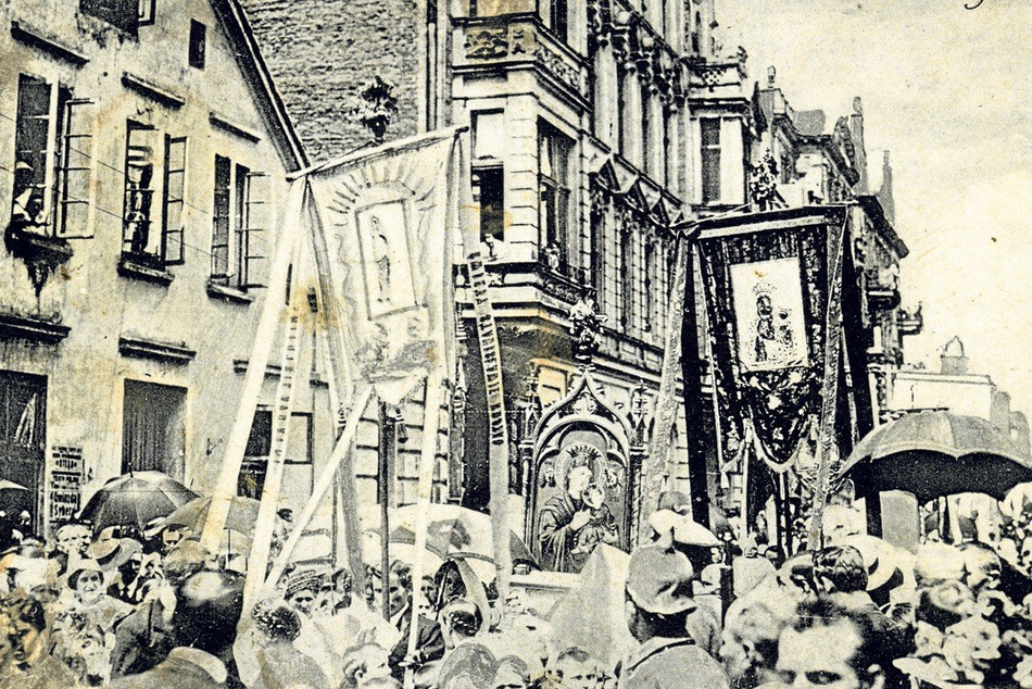 Łódź. Boże Ciało w 1928 r.