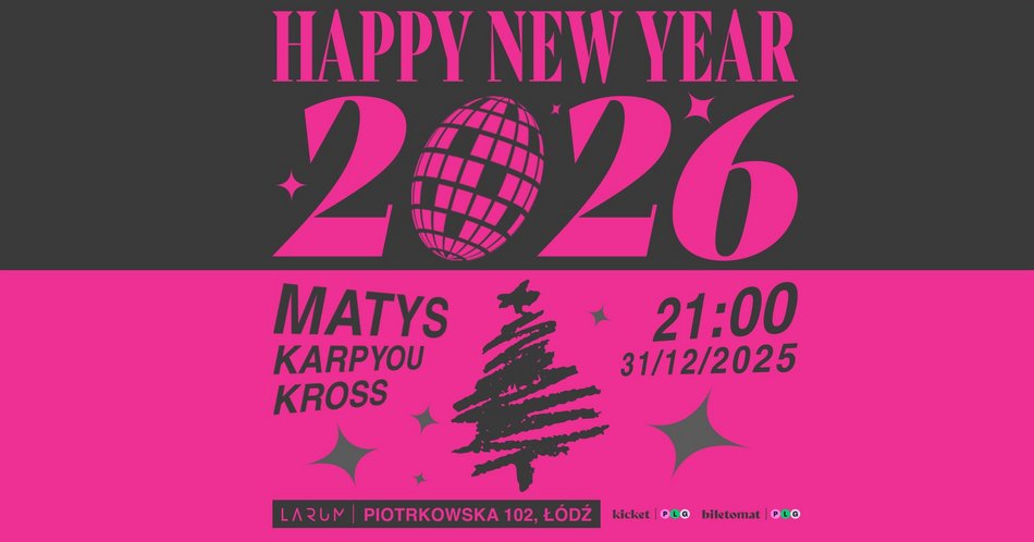 [Translate to Ukraiński:] Łódź. Sylwester w Larum & Cień