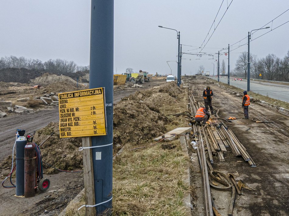 Przybyszewskiego w remoncie