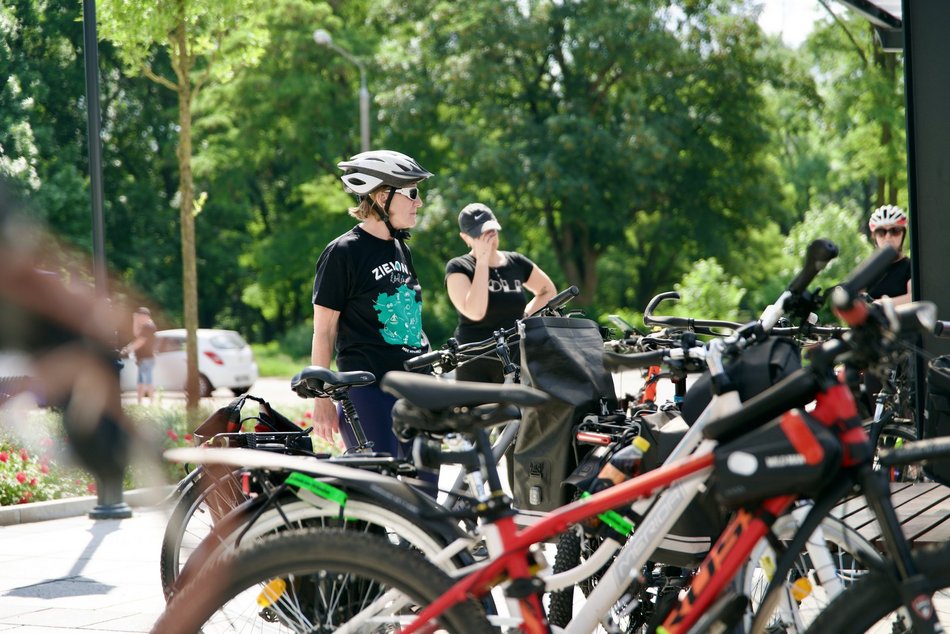 Pierwsza wycieczka rowerowa z Zieloną Łodzią w 2024 r.