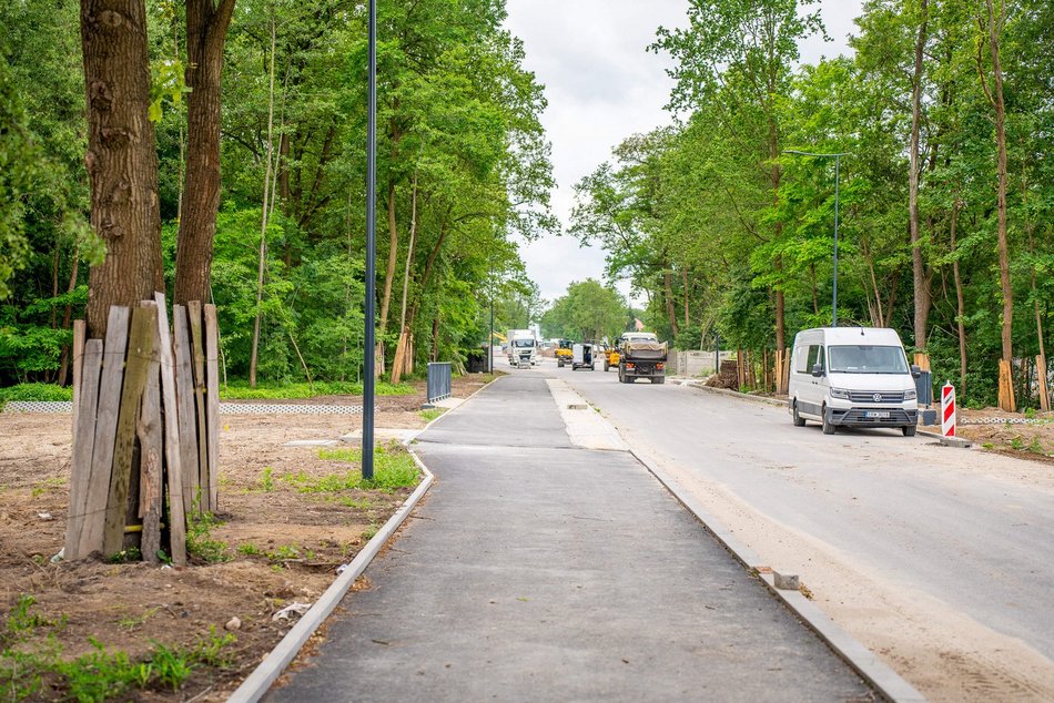 Łódź. Remont Szczecińskiej blisko końca. Dojazd do S14