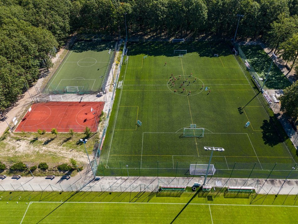 Boiska treningowe przy ul. Małachowskiego w Łodzi