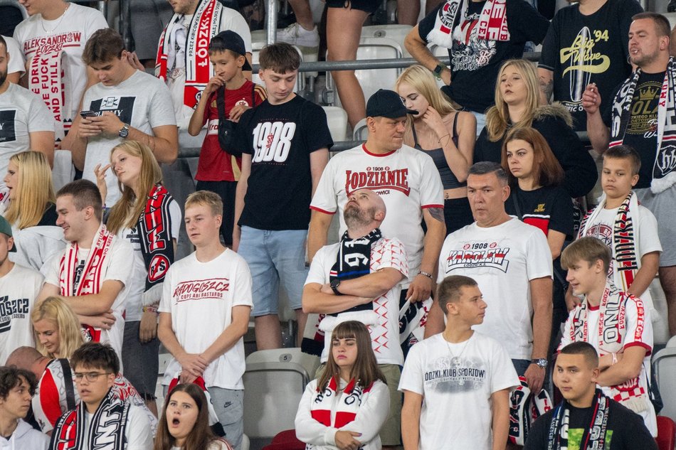 Łódź. Kibice na meczu ŁKS Łódź - Wieczysta Kraków. Byłeś/aś? Znajdź się w galerii