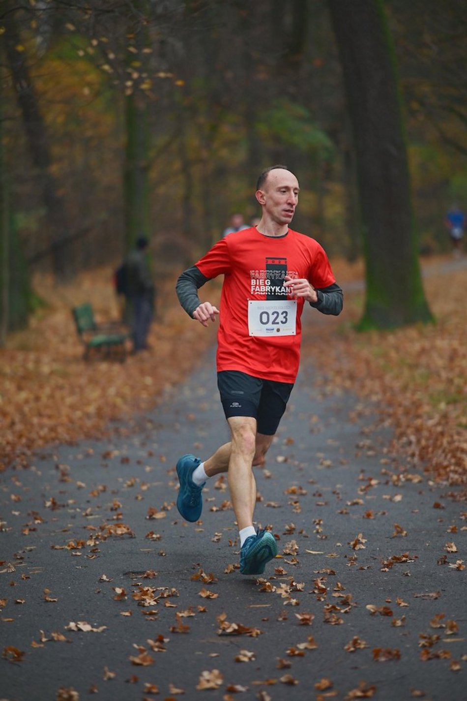 Łódź. Bieg Niepodległości w parku Julianowskim