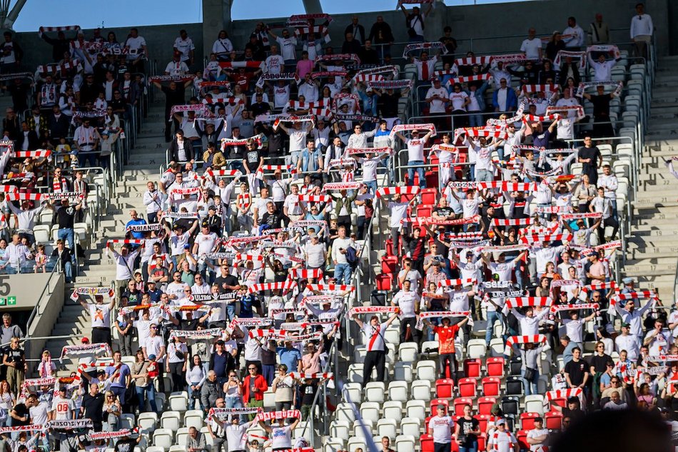 Łódź. Kibice na meczu ŁKS Łódź ze Zniczem Pruszków. Byłeś? Odszukaj się w galerii