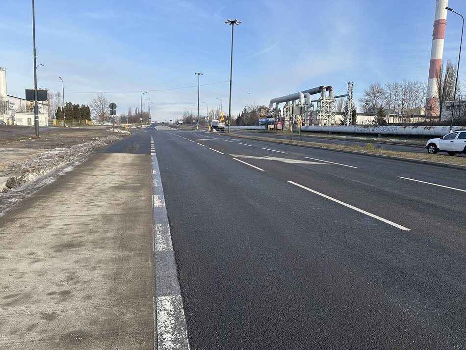 Łódź. Puszkina w pełni przejezdna