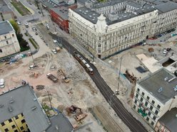 Najnowsze zdjęcia z budowy tunelu pod Łodzią w centrum