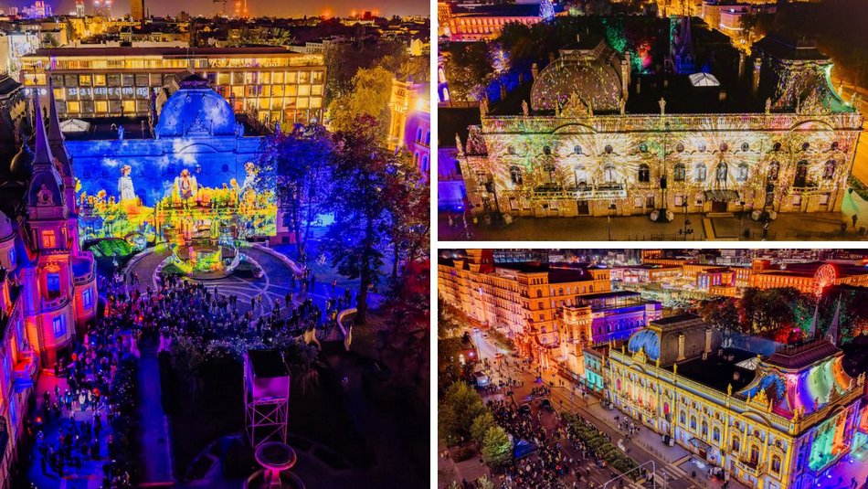 Łódź. Po prostu magia! Pałac Poznańskich zachwyca na Light Move Festival 2025