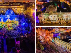 Łódź. Po prostu magia! Pałac Poznańskich zachwyca na Light Move Festival 2025