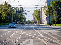 Skrzyżowanie Przybyszewskiego z Kilińskiego otwarte