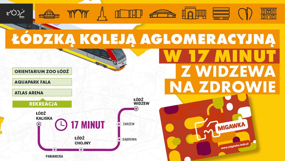 Łódź. Pociągiem z Widzewa na Zdrowie w 17 minut!