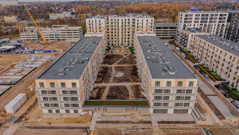 Łódź. Mieszkania zamiast Tesco. Zobacz, jak powstaje osiedle Zenit na Widzewie