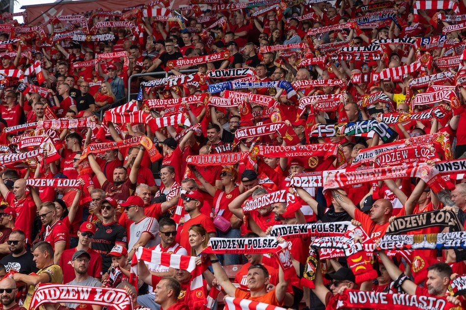Łódź. Kibice na meczu Widzewa Łódź z Zagłębiem Lubin. Byłeś? Odszukaj się w galerii