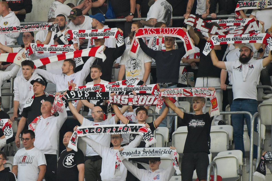 Kibice na meczu ŁKS Łódź z Polonią Bytom. Byłeś/aś tam? Odszukaj się w galerii!