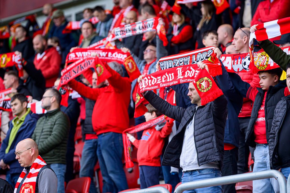 Łódź. Kibice na meczu Widzewa Łódź z Puszczą Niepołomice. Byłeś? Odszukaj się w galerii