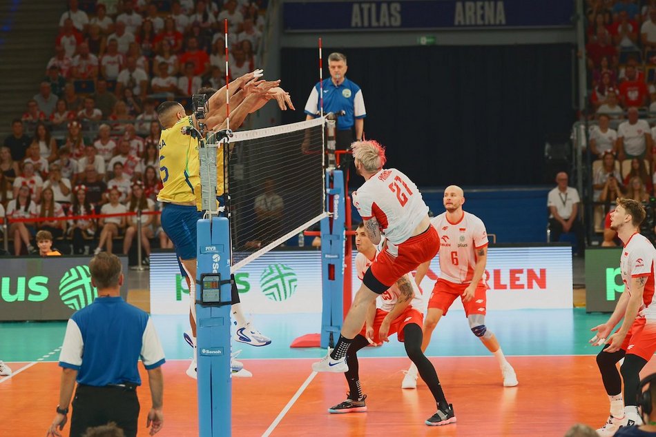 Łódź. Polska gra z Brazylią! Pełne trybuny w Atlas Arenie w Łodzi