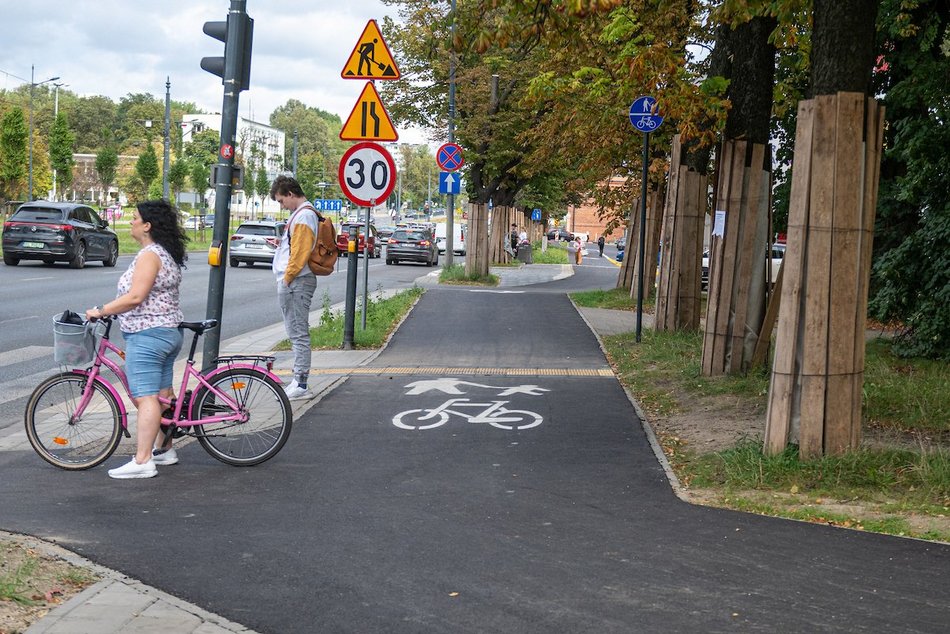 Łódź. Remonty dróg rowerowych w Łodzi. Zaawansowane prace od Retkini aż po Widzew