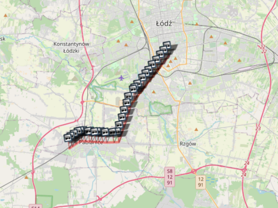 Łódź. Linia 41 MPK Łódź