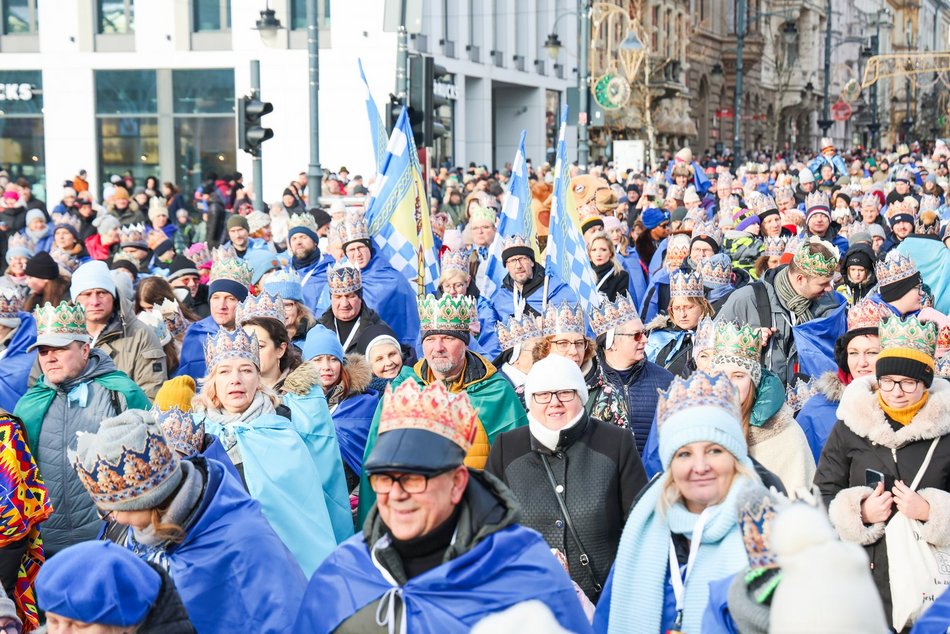 Orszak Trzech Króli przeszedł ulicami Łodzi