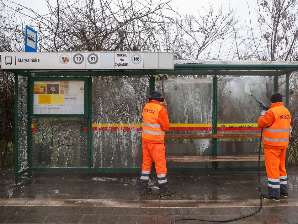 Łódź. Przystanki MPK Łódź