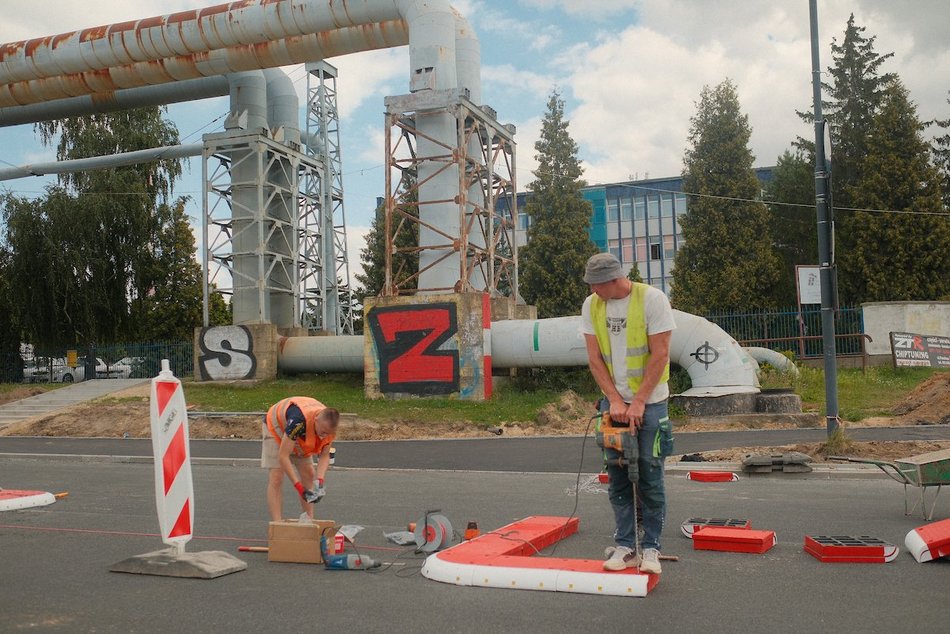 Łódź. Remont ul. Puszkina w Łodzi