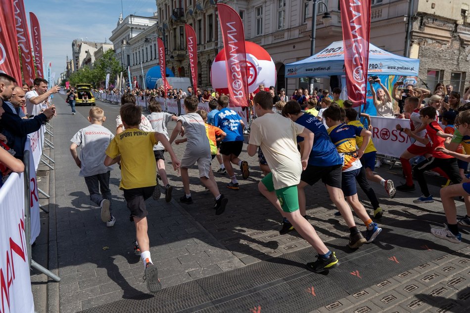 Mini Bieg Ulicą Piotrkowską Rossmann Run ukończony