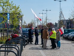 Protest rolników pod Urzędem Marszałkowskim w Łodzi