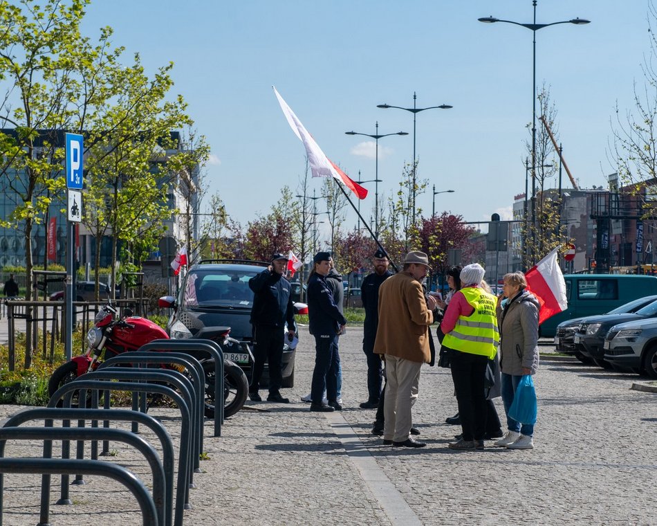 Protest rolników pod Urzędem Marszałkowskim w Łodzi