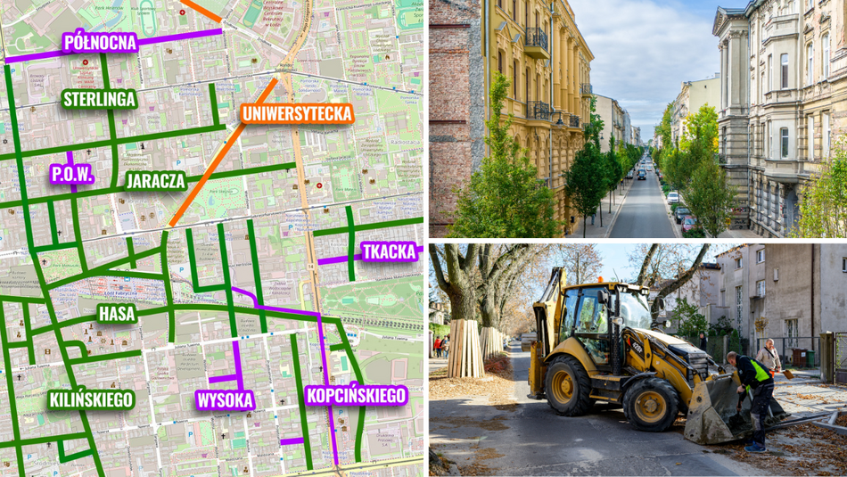 Łódź. Remonty dróg w Śródmieściu i na Starym Widzewie w Łodzi. Zrealizowane inwestycje i plany na 2026 rok