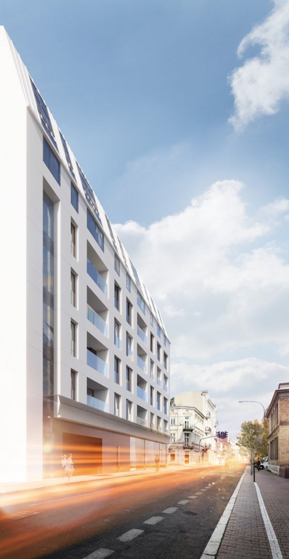 wizualizacja domu mieszkalnego